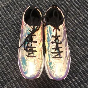 Metallic TopShop Platform sneakers!